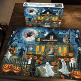 Puzzle Jigsaw Maison Hantée d'Halloween 1000 Pièces
